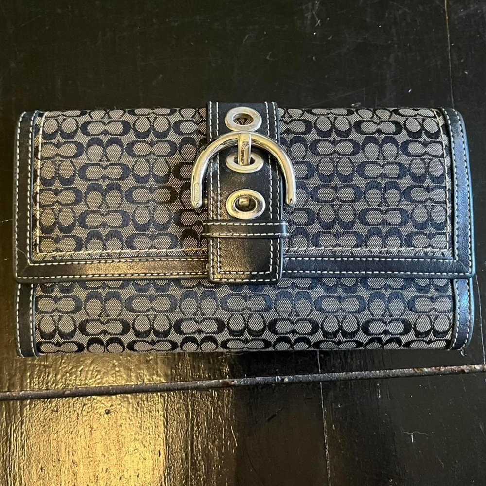 Black Coach Wallet